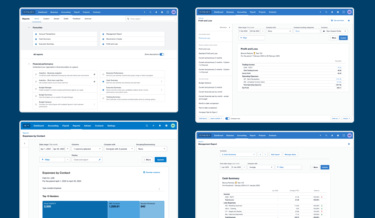 Designing financial reporting at scale